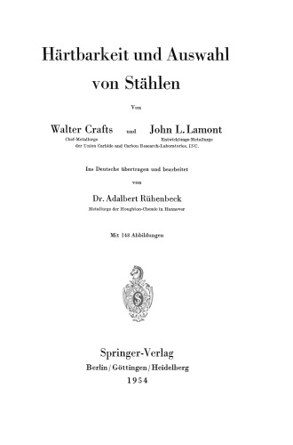 Härtbarkeit und Auswahl von Stählen
