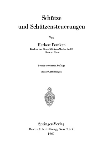 Schütze und Schützensteuerungen