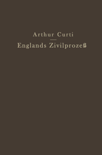 Englands Zivilprozeß