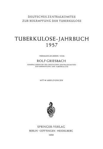 Tuberkulose-Jahrbuch