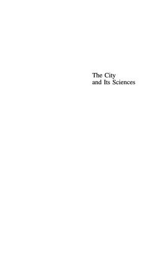 The City and Its Sciences