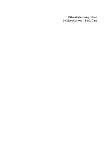 Semiconductors — Basic Data