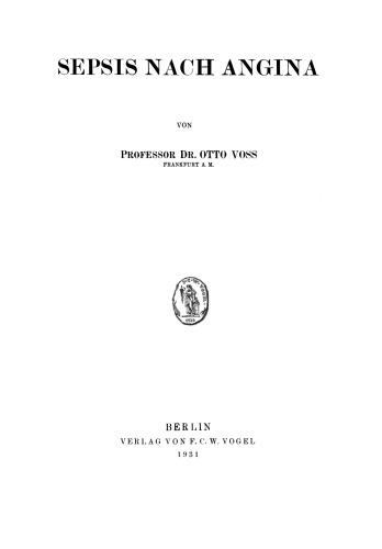 Sepsis nach Angina