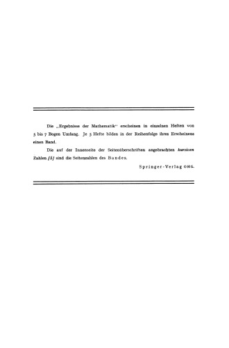 Spektraldarstellung Linearer Transformationen des Hilbertschen Raumes