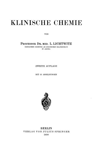 Klinische Chemie