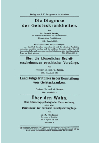 Psychologische Vorlesungen: Für Hörer Aller Fakultäten
