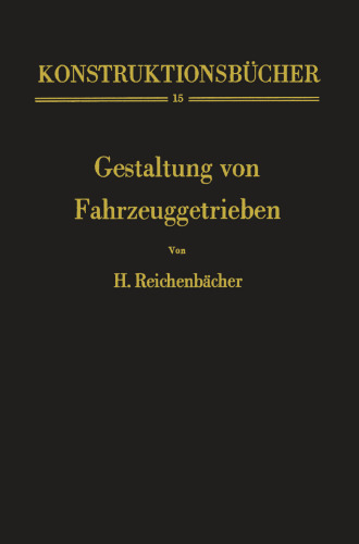 Gestaltung von Fahrzeuggetrieben