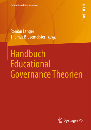 Handbuch Educational Governance Theorien