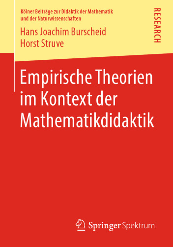 Empirische Theorien im Kontext der Mathematikdidaktik