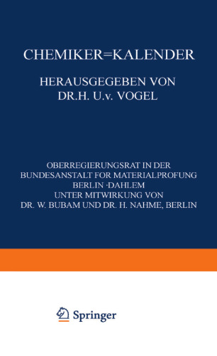 Chemiker-Kalender