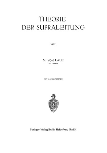 Theorie der Supraleitung