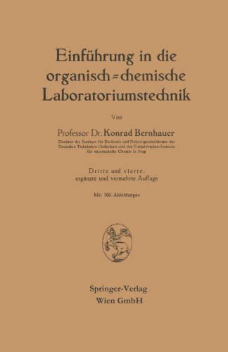 Einführung in die organisch-chemische Laboratoriumstechnik