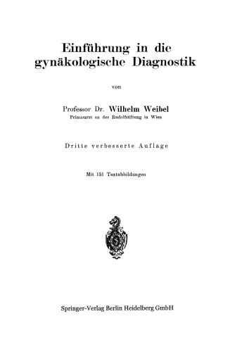 Einführung in die gynäkologische Diagnostik