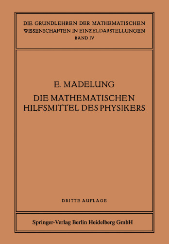 Die Mathematischen Hilfsmittel des Physikers