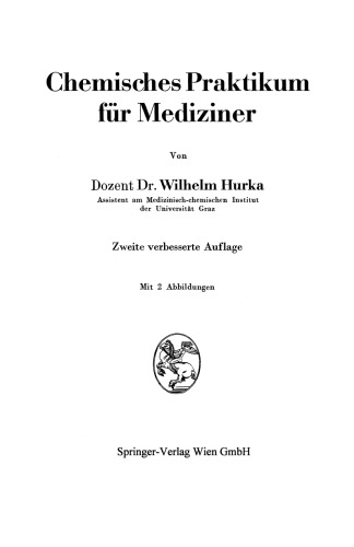 Chemisches Praktikum für Mediziner