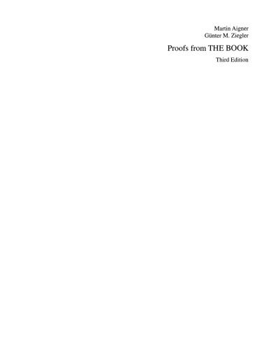 Proofs from THE BOOK