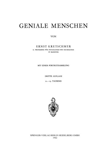 Geniale Menschen: Mit Einer Porträtsammlung