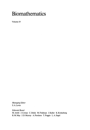 Mathematical Biology
