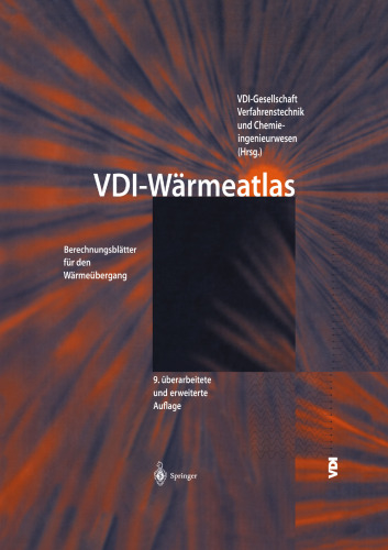 VDI-Wärmeatlas: Berechnungsblätter für den Wärmeübergang