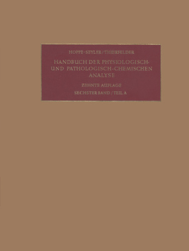 Enzyme: Teil A