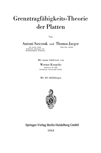 Grenztragfähigkeits-Theorie der Platten