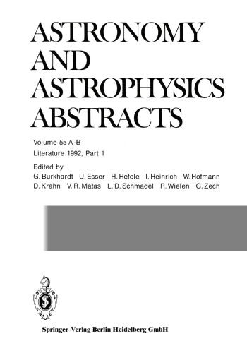 Literature 1992, Part 1: Volumes A and B