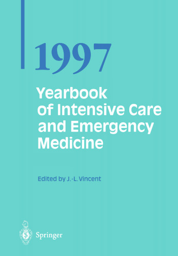 Yearbook of Intensive Care and Emergency Medicine 1997