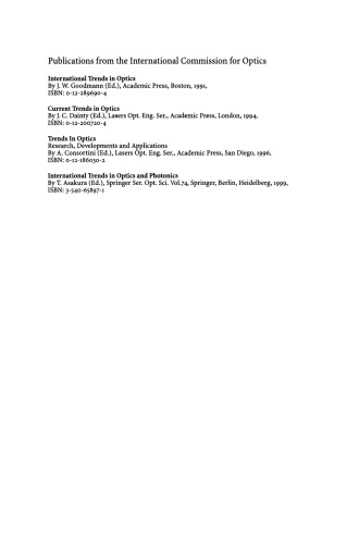International Trends in Optics and Photonics: ICO IV