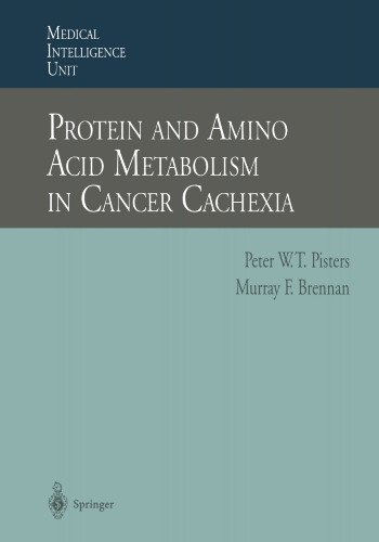 Protein and Amino Acid Metabolism in Cancer Cachexia