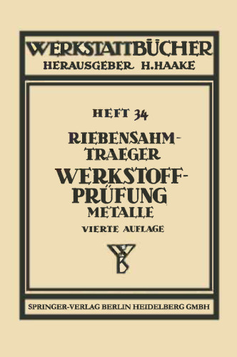 Werkstoffprüfung: Metalle