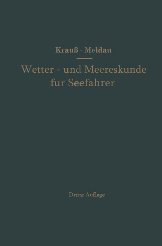 Wetter- und Meereskunde für Seefahrer