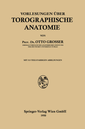 Vorlesungen über Topographische Anatomie