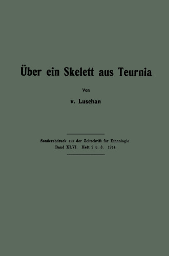 Über ein Skelett aus Teurnia