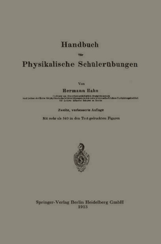 Handbuch für Physikalische Schülerübungen