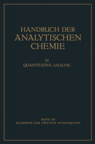 Elemente der Zweiten Nebengruppe: Zink · Cadmium · Quecksilber