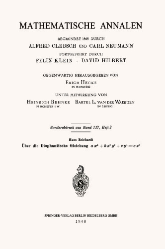 Über die Diophantische Gleichung ax4+bx2y2+cy4=ez2
