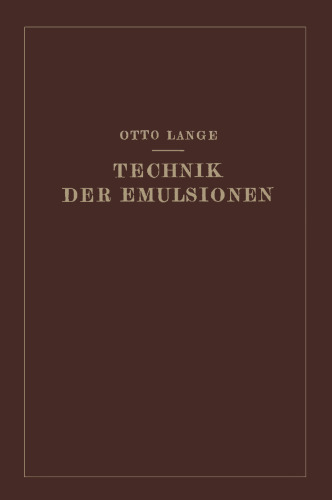 Technik der Emulsionen