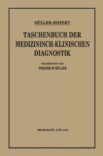 Taschenbuch der Medizinisch-Klinischen Diagnostik