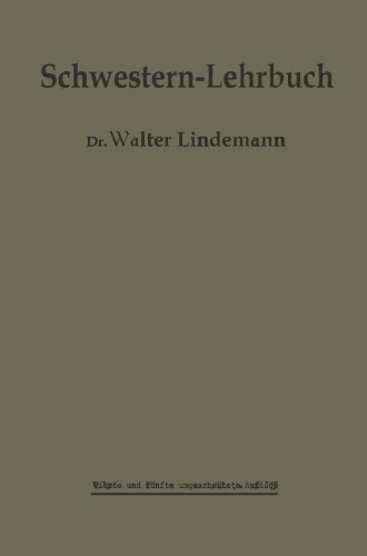 Schwestern-Lehrbuch für Schwestern und Krankenpfleger
