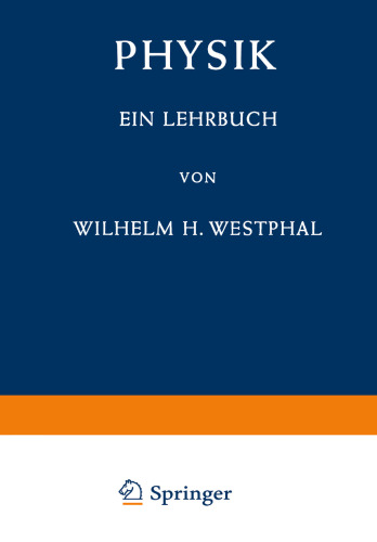 Physik: Ein Lehrbuch