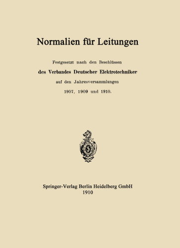 Normalien für Leitungen