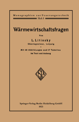 Wärmewirtschaftsfragen