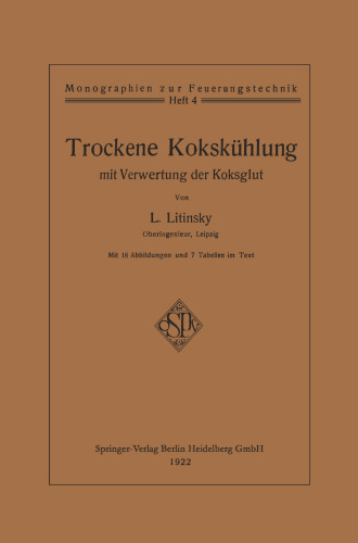 Trockene Kokskühlung mit Verwertung der Koksglut