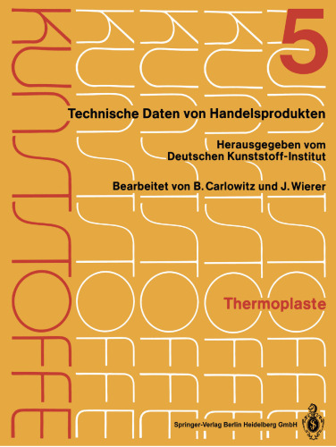 Thermoplaste: Merkblätter 1601–2000