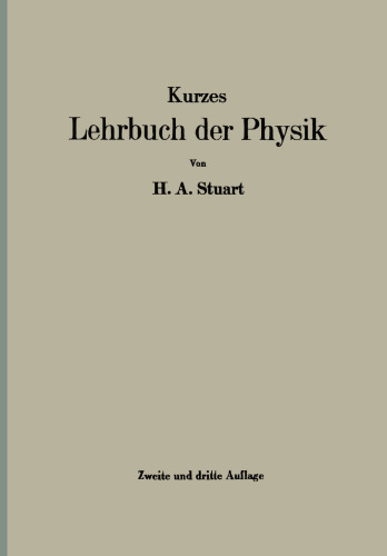 Kurzes Lehrbuch der Physik