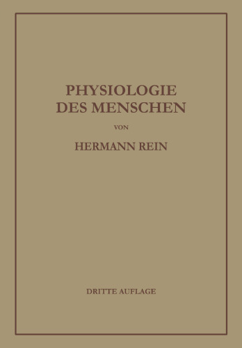 Einführung in die Physiologie des Menschen