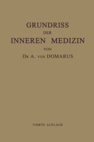 Grundriss der Inneren Medizin