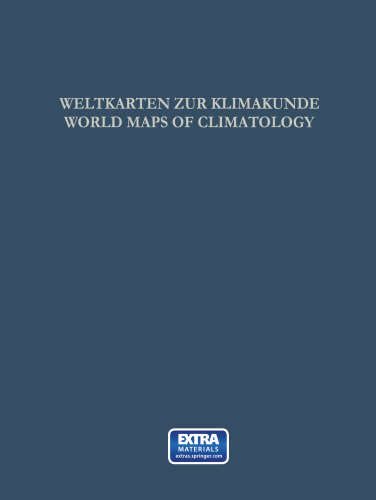 Weltkarten zur Klimakunde / World Maps of Climatology