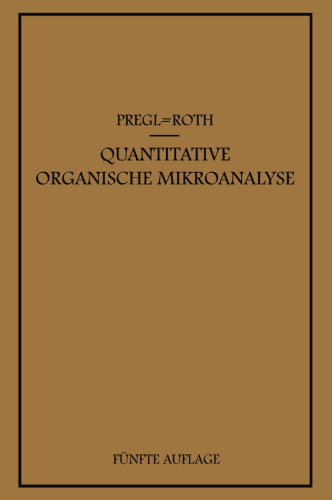 Quantitative Organische Mikroanalyse