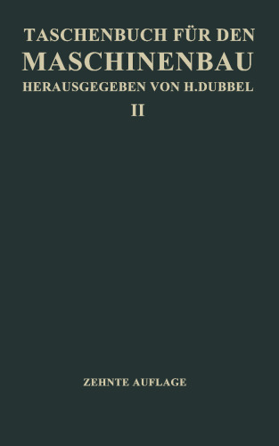 Taschenbuch für den Maschinenbau